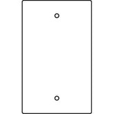Legrand - Wiremold RFB119-B RFB9 and RFB11 Series Blank Device Plate